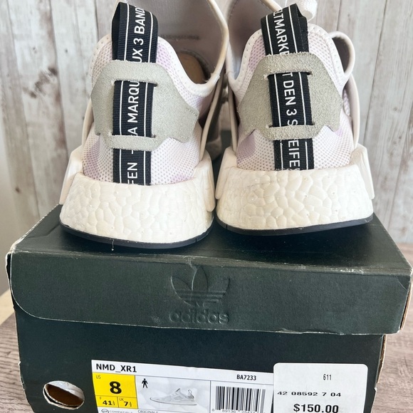 Men’s Adidas NMD XR1 White Duck Camo Size 8 - Picture 6 of 8